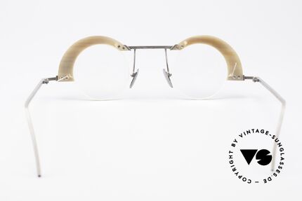 B. Angeletti Schwärmer Genuine Horn Glasses 1994, never been worn; made for optical lenses or sun lenses, Made for Men and Women