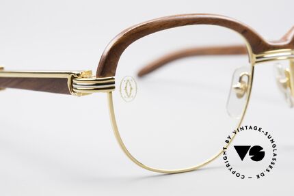 Cartier Malmaison Bubinga Precious Wood, model of the legendary 'PRECIOUS WOOD' collection, Made for Men and Women