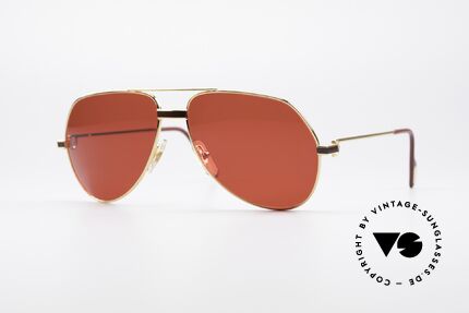 Cartier Vendome Laque - M Luxury Aviator Shades 80'S, Vendome = the most famous eyewear design by CARTIER, Made for Men and Women