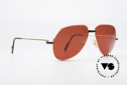 Cartier Vendome Laque - M Luxury Aviator Shades 80'S, this pair (with LAQUE decor) in MEDIUM size 59-16,140, Made for Men and Women