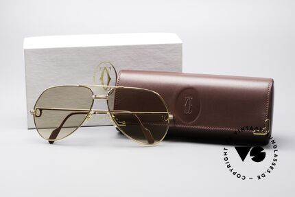 Cartier Vendome LC - L Mineral Lens With Cartier Logo, frame is mint; the lenses have two TINY SCRATCHES!, Made for Men