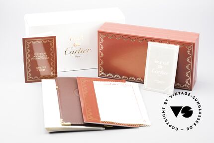 Cartier Romance Santos - S Luxury Eyewear From 1986, NO RETRO eyewear; a rare 35 years old vintage ORIGINAL!, Made for Men and Women