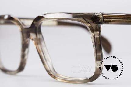 Cazal 604 70's Frame First Series, col. 46 = !GREEN / GRAY!  (looks brownish in the photos), Made for Men