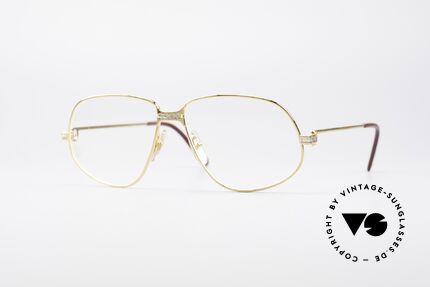 Cartier Panthere G.M. - L 1980's Luxury Eyeglass-Frame, Cartier Panthère = the world famous panther by CARTIER, Made for Men Cartier Panthere G.M. - L 1980's Luxury Eyeglass-Frame, Cartier Panthère = the world famous panther by CARTIER, Made for Men