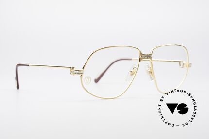 Cartier Panthere G.M. - L 1980's Luxury Eyeglass-Frame, mod. "Panthère" was launched in 1988 and made till 1997, Made for Men Cartier Panthere G.M. - L 1980's Luxury Eyeglass-Frame, mod. "Panthère" was launched in 1988 and made till 1997, Made for Men