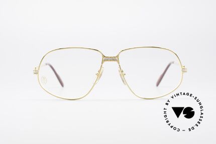 Cartier Panthere G.M. - L 1980's Luxury Eyeglass-Frame, G.M. stands for 'grande modèle' for monsieur / gentleman, Made for Men Cartier Panthere G.M. - L 1980's Luxury Eyeglass-Frame, G.M. stands for 'grande modèle' for monsieur / gentleman, Made for Men