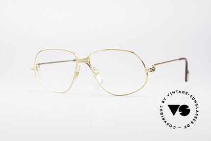 Cartier Panthere G.M. - M 80's Luxury Vintage Eyeglasses Details