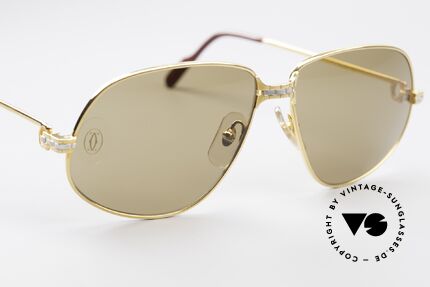 Cartier Panthere G.M. - L Rare Luxury Sunglasses, original Cartier sun lenses with the HIDDEN Cartier logo, Made for Men Cartier Panthere G.M. - L Rare Luxury Sunglasses, original Cartier sun lenses with the HIDDEN Cartier logo, Made for Men