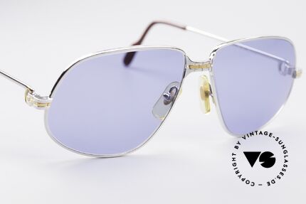 Cartier Panthere G.M. - L Rare Platinum Finish, precious 80s vintage sunglasses in LARGE size 59-14, 140, Made for Men Cartier Panthere G.M. - L Rare Platinum Finish, precious 80s vintage sunglasses in LARGE size 59-14, 140, Made for Men