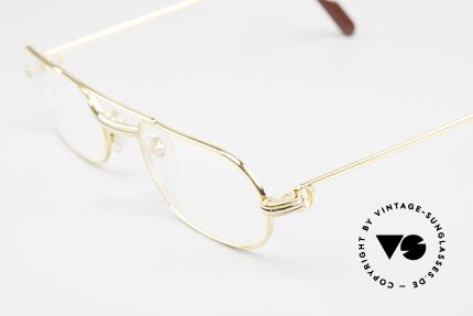 Cartier MUST LC - S Elton John Luxury Eyeglasses, 22ct gold-plated frame (like all old Cartier originals), Made for Men