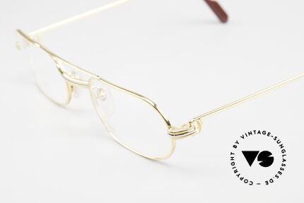 Cartier MUST LC - S Elton John Luxury Eyeglasses, 22ct gold-plated frame (like all old Cartier originals), Made for Men and Women