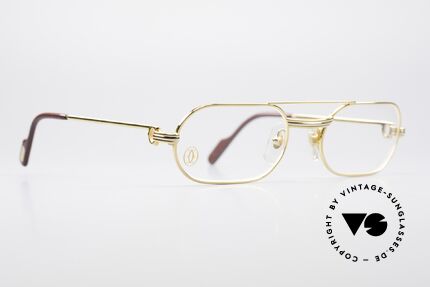 Cartier MUST LC - S Elton John Luxury Eyeglasses, 22ct gold-plated frame (like all old Cartier originals), Made for Men