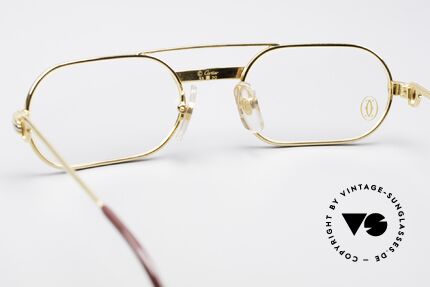 Cartier MUST LC - S Elton John Luxury Eyeglasses, NO RETRO eyewear; a 35 years old vintage ORIGINAL!, Made for Men