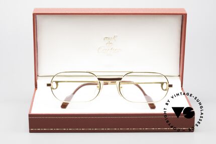 Cartier MUST Laque - S 80's Luxury Frame Gold-Plated, NO RETRO eyewear; a 35 years old vintage ORIGINAL!, Made for Men and Women