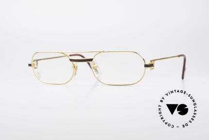 Cartier MUST Laque - S 80's Luxury Frame Gold-Plated, MUST: the first model of the Lunettes Collection '83, Made for Men and Women