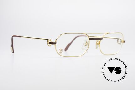 Cartier MUST Laque - S 80's Luxury Frame Gold-Plated, worn by Elton John (video "I'm still standing", 1983), Made for Men and Women