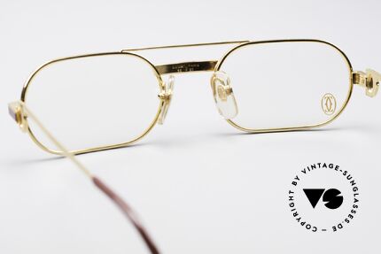 Cartier MUST Laque - S 80's Luxury Frame Gold-Plated, unworn with orig. packing (very rare in this condition), Made for Men and Women