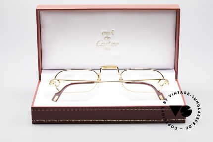 Cartier Demi Lune LC Limited Luxury Glasses, NO RETRO specs; a precious 30 years old vintage ORIGINAL, Made for Men