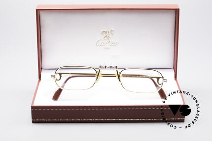 Cartier Demi Lune Santos Crystal Edition, 2nd hand model in excellent condition (incl. orig. packing), Made for Men and Women
