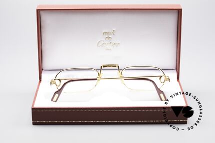 Cartier Demi Lune Santos Crystal Edition, NO RETRO specs; a precious 30 years old vintage ORIGINAL, Made for Men and Women