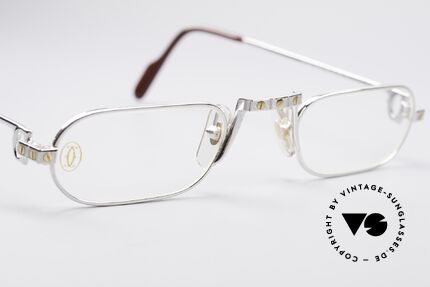 Cartier Demi Lune Santos Special Edition, true precious rarity made by our jeweler; ONE OF A KIND!, Made for Men