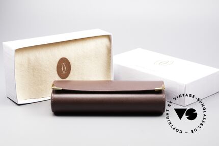 Cartier_ Leather Case For all vintage Cartiers, new old stock, NOS (still with the original box), Made for Men and Women