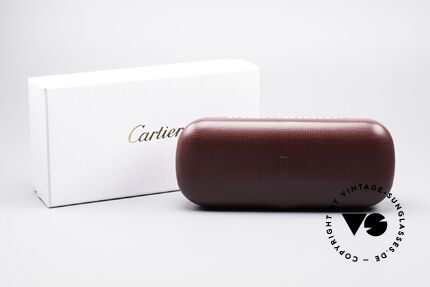 Cartier_ Hard Case For all vintage Cartiers, stable case in 'CARTIER BORDEAUX' coloring, Made for Men and Women