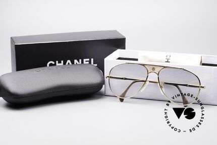 St. Moritz 401 Rare Jupiter Sunglasses, exhibit, display item with hard case & packing by CHANEL, Made for Men
