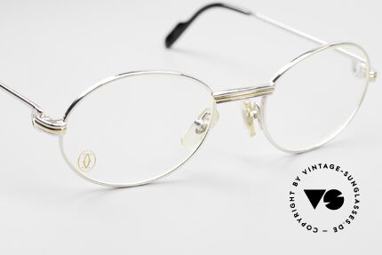 Cartier Saint Honore Oval Platinum Luxury Frame, NO RETRO EYEGLASSES; but a 25 years old ORIGINAL!, Made for Men and Women