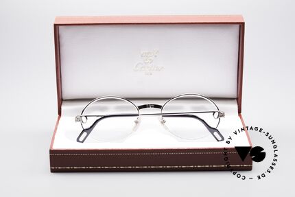 Cartier Saint Honore Oval Platinum Luxury Frame, Size: small, Made for Men and Women