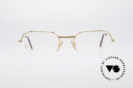 Cartier Ascot Semi Rimless Eyeglasses, "Ascot" named after the famous British horse race track, Made for Men and Women
