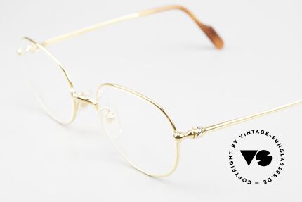 Cartier Antares - S Round 90's Luxury Eyewear, unworn unicum (incl. orig. Cartier box, case ... packing), Made for Men and Women