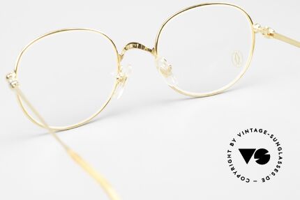 Cartier Antares Round 90's Luxury Eyewear, orig. demo lenses should be replaced with prescriptions, Made for Men and Women