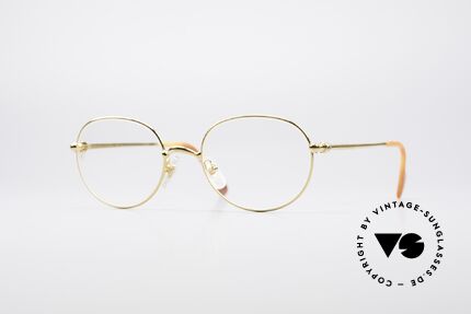 Cartier Antares Round 90's Luxury Frame, SMALL round vintage Cartier eyeglasses; timeless frame, Made for Men and Women