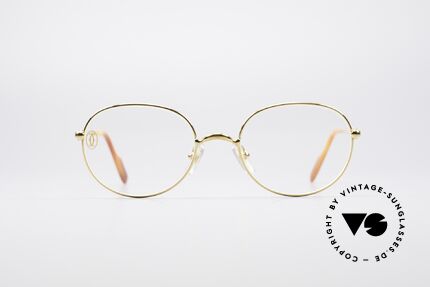 Cartier Antares Round 90's Luxury Frame, model from the 'Thin Rim' series by Cartier (lightweight), Made for Men and Women