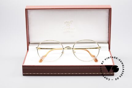 Cartier Antares Round 90's Luxury Eyewear, Size: small, Made for Men and Women