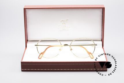 Cartier Antares Round 90's Luxury Eyewear, Size: small, Made for Men and Women