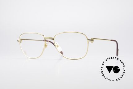 Cartier Courcelles 90's Luxury Vintage Specs, precious Cartier eyeglasses of the 90's, M size 57°17, Made for Men