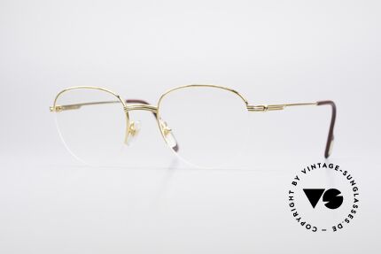 Cartier Colisee Round Luxury Eyeglasses, roundish Cartier vintage eyeglass-frame, size 51/20, Made for Men and Women