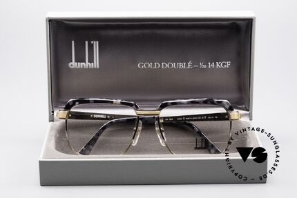 Dunhill 6100 Gold Doublé Vintage Frame, a precious unworn ORIGINAL with parts of pure gold, Made for Men