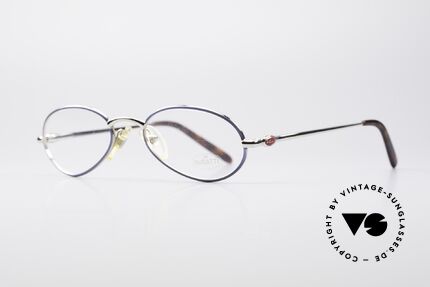 Bugatti 22448 Small 90's Vintage Specs, 1st class comfort due to spring temples (TOP quality), Made for Men and Women