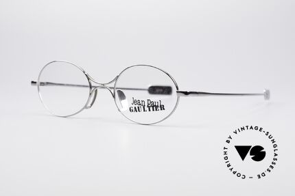 Jean Paul Gaultier 55-0173 Oval Designer Frame, plain form but still eccentric (distinctive J.P.G), Made for Men and Women