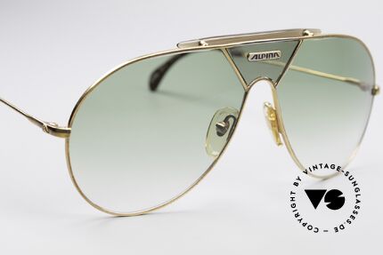Alpina TR4 Miami Vice Sunglasses, never worn (like all our rare vintage Alpina glasses), Made for Men