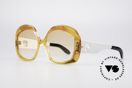 Pierre Cardin 734 XXL 70's Sunglasses, oversized XL frame - striking styling; eye-catcher!, Made for Women