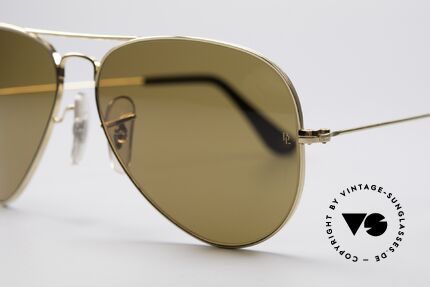 Ray Ban Large Metal Driving Chromax, B&L Chromax lenses (Color Contrast Technology), Made for Men and Women
