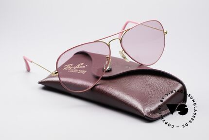 Ray Ban Large Metal Pink Ladies Sunglasses, reduced to 299€ (frame finish has two tiny chips), Made for Men