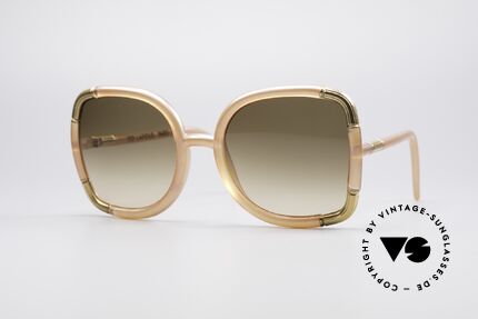 Ted Lapidus BK01 XXL 70's Sunglasses, the largest pair of vintage sunglasses by Ted Lapidus, Made for Women