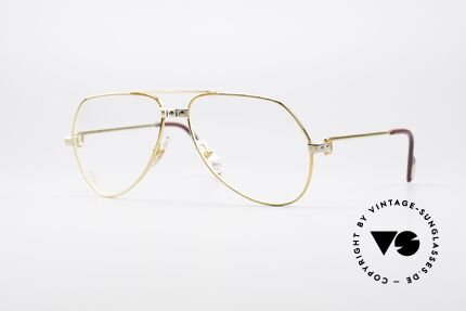 Cartier Vendome Santos - S James Bond Eyeglasses 1980's Details