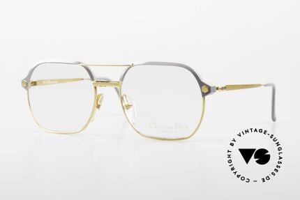 Christian Dior 2381 Gold-Plated Eyeglasses 80's Details