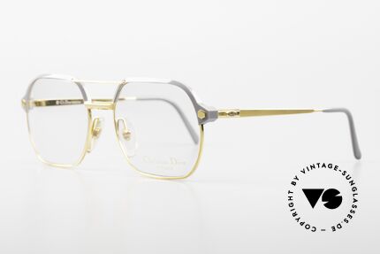 Christian Dior 2381 Gold-Plated Eyeglasses 80's, the old Dior luxury frames are all 'made in Japan', Made for Men